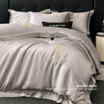 Combo Chăn Ga Gối 4 Món Lụa Giặt Nước HOME LEJU Cao Cấp Mùa Hè Mát Lạnh Bộ Bốn Món Drap Bọc Nệm Bo Chun — ảnh 4