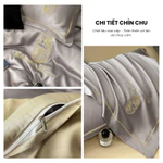 Combo Chăn Ga Gối 4 Món Lụa Giặt Nước HOME LEJU Cao Cấp Mùa Hè Mát Lạnh Bộ Bốn Món Drap Bọc Nệm Bo Chun — ảnh 7