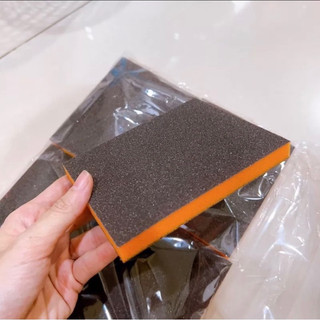 Miếng Chà Nhám Đa Năng Dr Natro vệ sinh xong chảo , vết bẩn cứng đầu trên mọi bề mặt