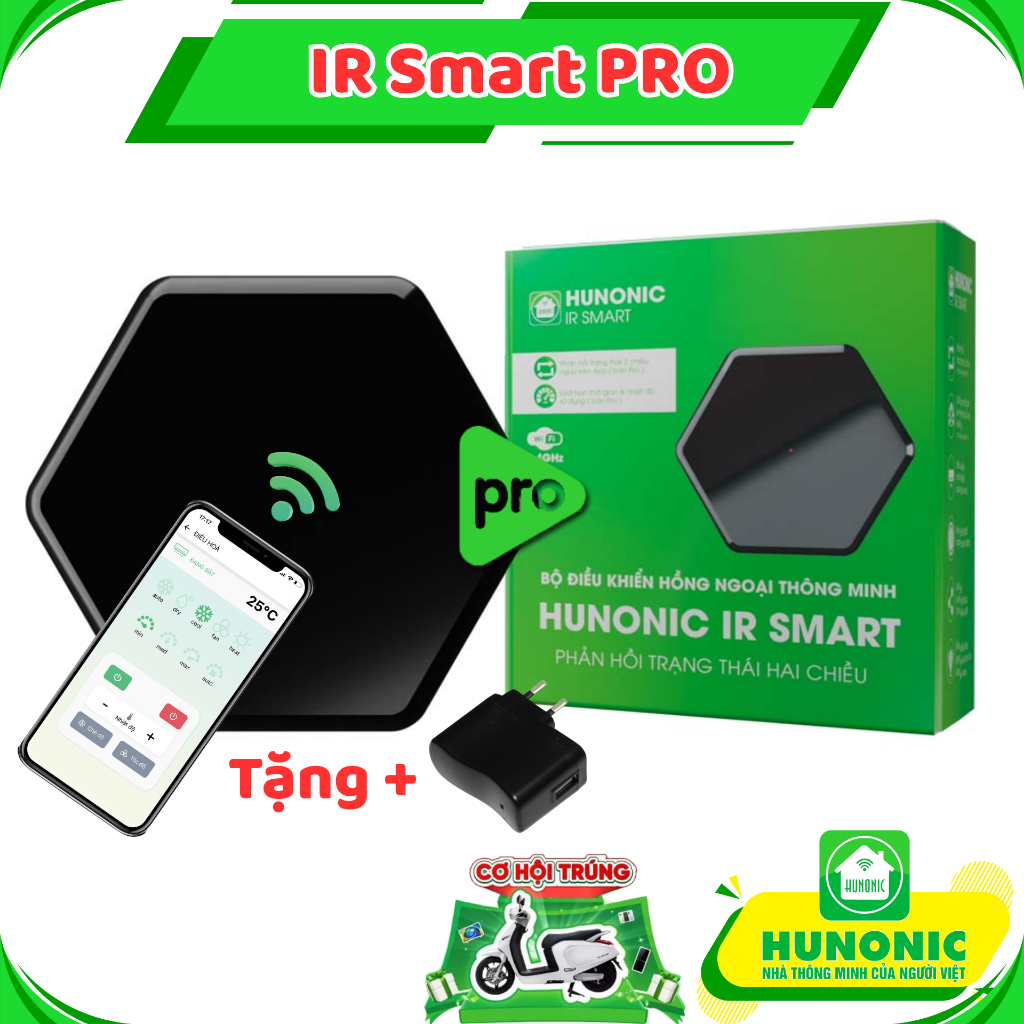 [PRO] Bộ Điều Khiển Hồng Ngoại Hunonic IR Smart Pro, Điều Khiển Tivi ...