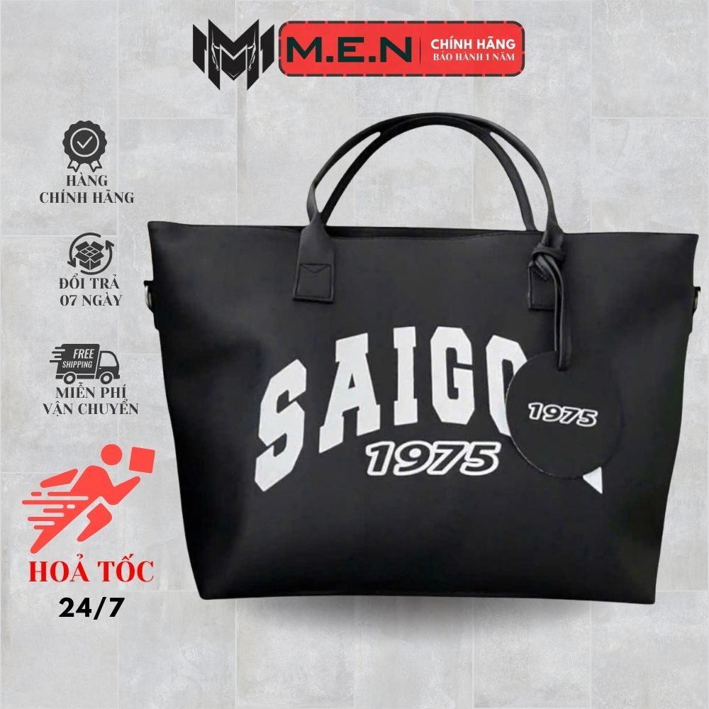 Túi đeo vai lớn Sài Gòn 1975 M.E.N đa năng [HOT TREND]