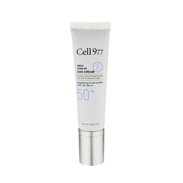 C82_Kem chống nắng nâng tone tế bào gốc Cell 97.7 Tone Up HMCS Tone up sun cream SPF 50+ PA++++