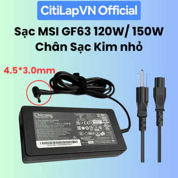 MSI Laptop Charger for GF63 – 120W
