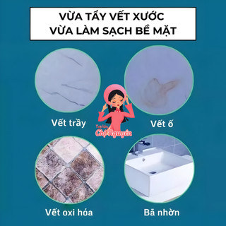 [MUA 2 TẶNG 1]Bột tẩy Vết xước Gạch đa năng - Tẩy xước Gạch men, Bồn cầu, Bồn tắm JIBAOJU 100g