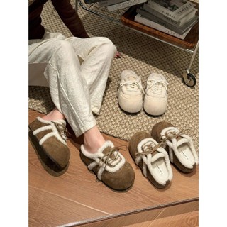 (Sẵn be 38) Giày Sục Birkenstock Lót Lông Cừu Phong Cách Mới Thu/Đông 2025