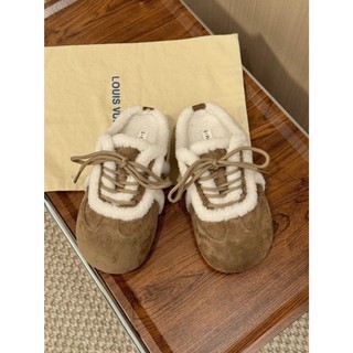 (Sẵn be 38) Giày Sục Birkenstock Lót Lông Cừu Phong Cách Mới Thu/Đông 2025