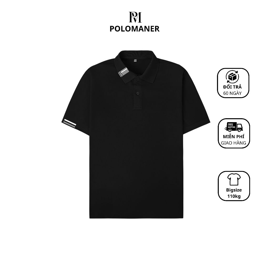 Áo Thun Nam Polo chất vải CVC Cao Cấp Phong Cách Sang Trọng Trẻ Trung Năng Động Có Bigsize - Polo 10