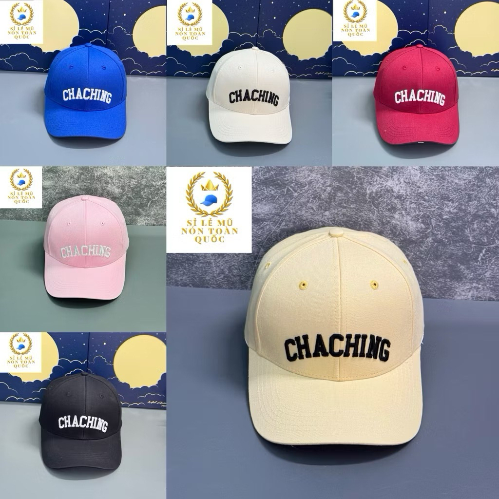 Mũ kết kaki cao cấp phong cách thể thao - Nón lưỡi trai thêu chaching from unisex thời trang nam nữ