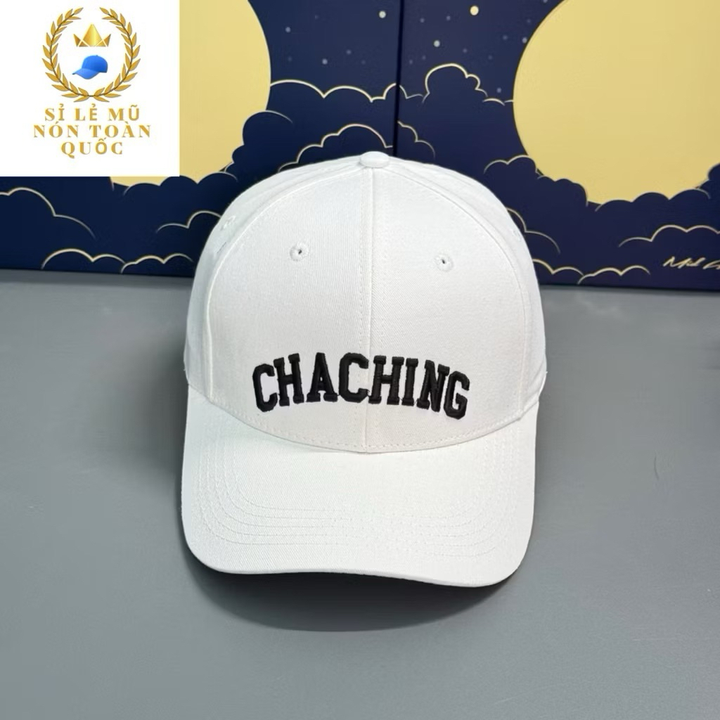Mũ kết kaki cao cấp phong cách thể thao - Nón lưỡi trai thêu chaching from unisex thời trang nam nữ