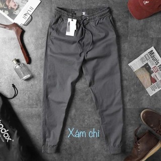 Quần Jogger Nam Nữ Trơn Basic Thun Kaki Phong Cách Thể Dục Thể Thao Năng Động Cá Tính Unisex, K1