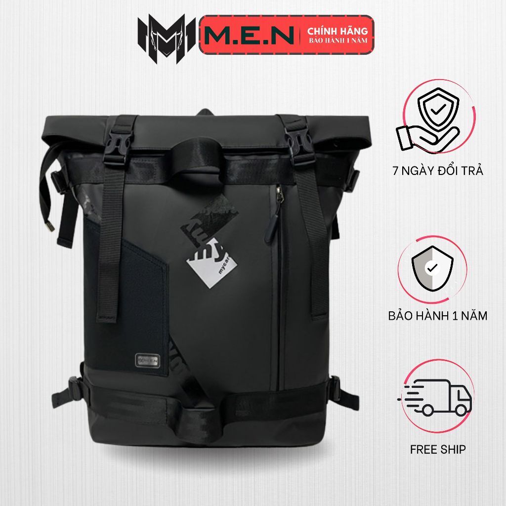 Ba lô đường phố MYCAE M.E.N nâu đen {Giá Tốt}
