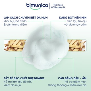 Bọt Rửa Mặt Cho Da Mụn BIMUNICA GENTLE FOAMING CLEANSER FOR ACNE-PRONE SKIN 150ML