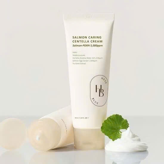 M69_ Kem dưỡng ẩm & làm dịu Centella Salmon PDRN HEVEBLUE 100ml