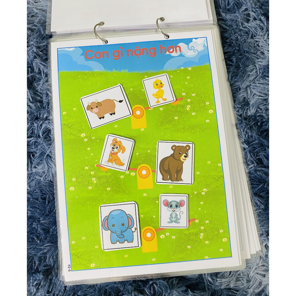 Bộ Học Liệu Montessori Bóc Dán, Đồ Chơi Toán Học Phát Triển Tư Duy Từ Sớm Cho Bé 1-6 Tuổi