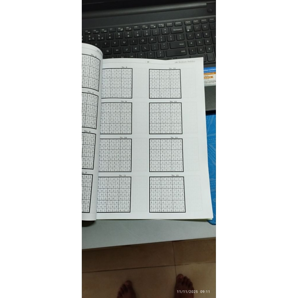 100 Bài Sudoku 8x8 có đáp án (DẠNG SỐ)