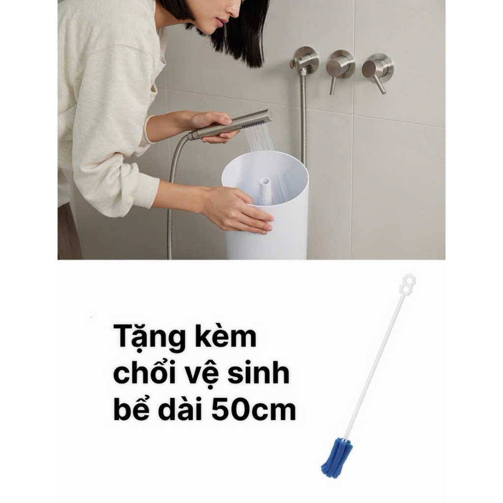 Máy Bù Ẩm Miro Tower 9L - Công suất 784ml/h, Điều khiển Sương Ấm 60°C - Kết nối Smart Home Alexa, Google Home - Siêu Êm