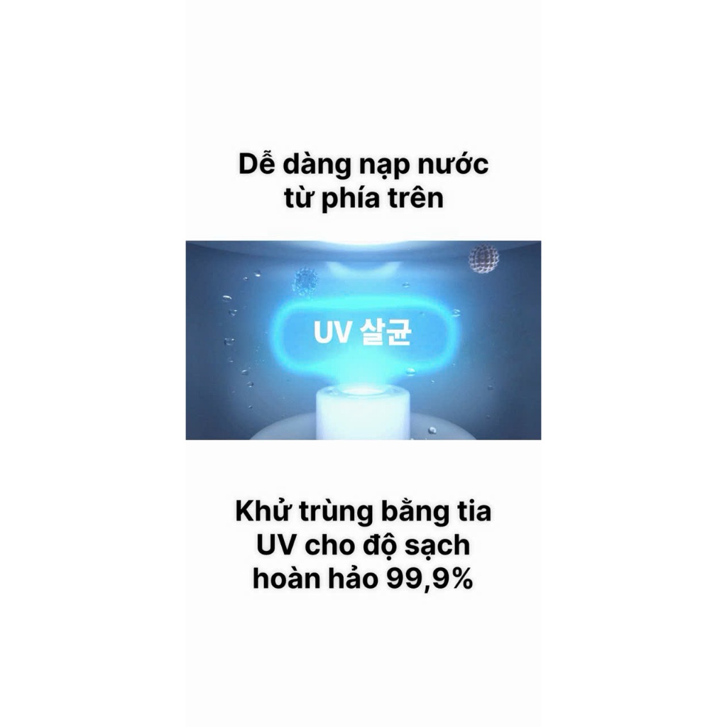 Máy Bù Ẩm Miro Tower 9L - Công suất 784ml/h, Điều khiển Sương Ấm 60°C - Kết nối Smart Home Alexa, Google Home - Siêu Êm
