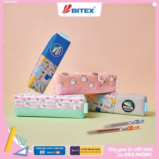 [Hàng mới về] Túi đựng bút/ Bóp viết Smartkids động vật dễ thương, nhẹ nhỏ gọn, màu sắc cho mẫu giáo, học sinh cấp 1