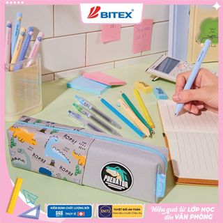 [Hàng mới về] Túi đựng bút/ Bóp viết Smartkids động vật dễ thương, nhẹ nhỏ gọn, màu sắc cho mẫu giáo, học sinh cấp 1
