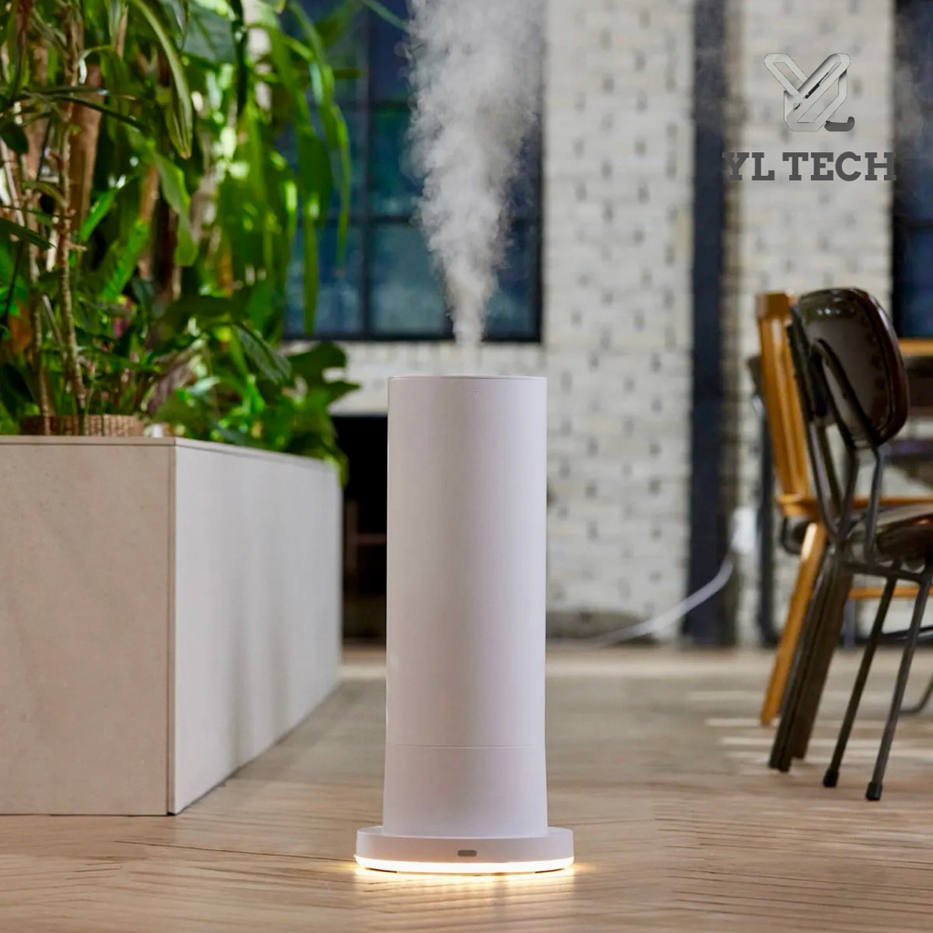 Máy Bù Ẩm Miro Tower 9L - Công suất 784ml/h, Điều khiển Sương Ấm 60°C - Kết nối Smart Home Alexa, Google Home - Siêu Êm