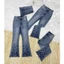 Quần Jeans Nữ, Quần Bò Nữ 9 tấc Lưng Cao Thêu Hoa Đính đá thời trang