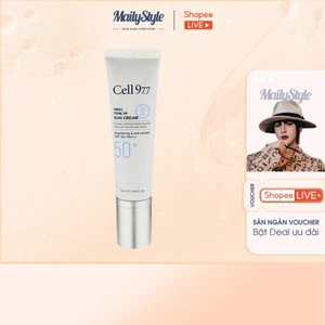 C82_Kem chống nắng nâng tone tế bào gốc Cell 97.7 Tone Up HMCS Tone up sun cream SPF 50+ PA++++