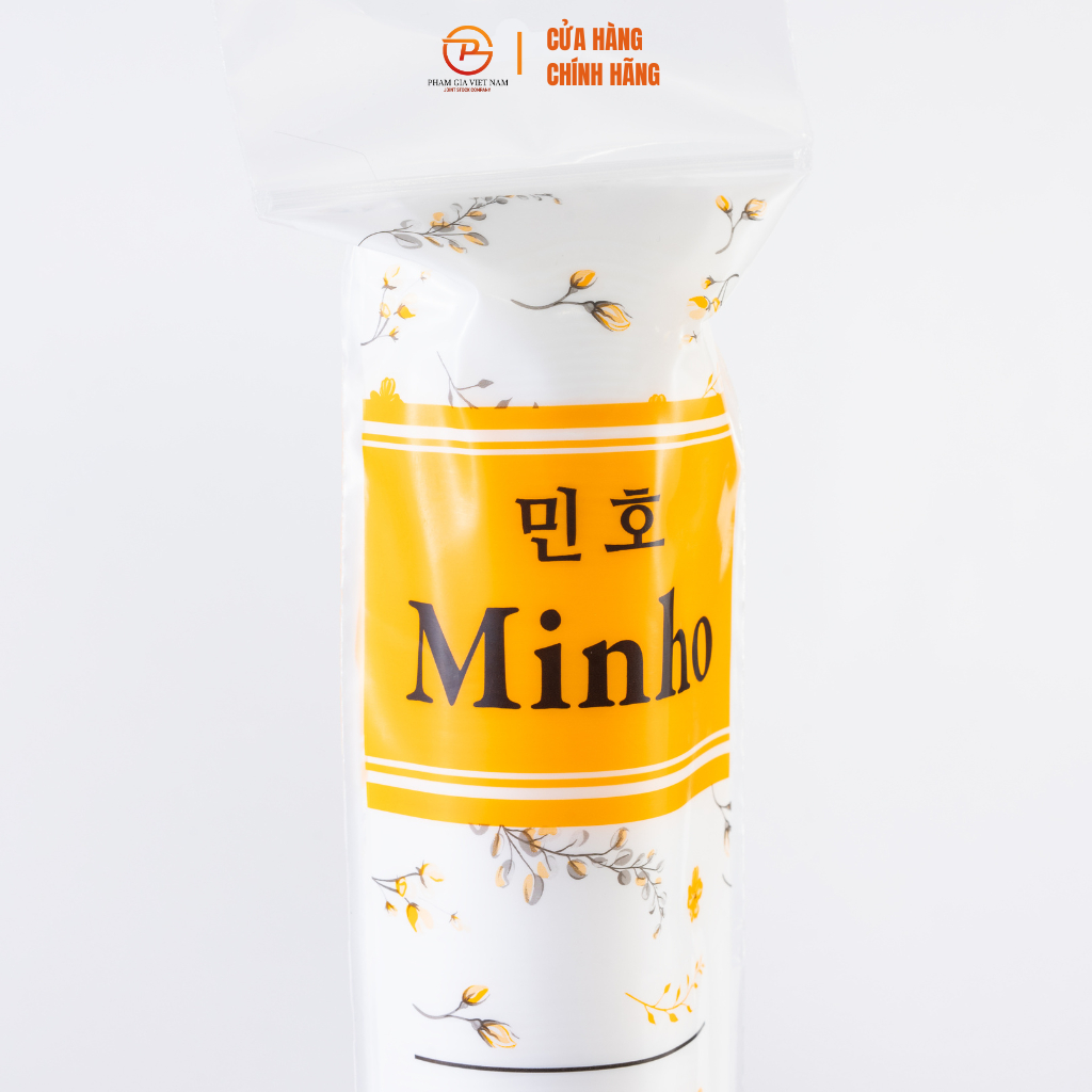 Bông Tẩy Trang Minho 150 Miếng - Mềm Mịn, Không Xơ Bông