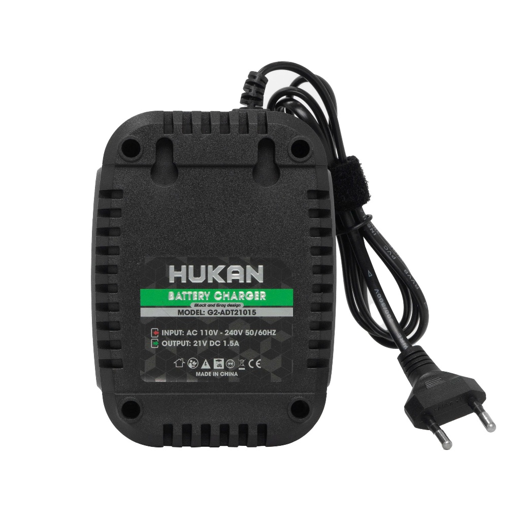 Bộ Sạc Nhanh HUKAN G2-ADT21015 | Sạc 21V Dòng Ra 1.5Ah,2.0Ah | Có Quạt Tản Nhiệt |  Điện Áp 110-240V