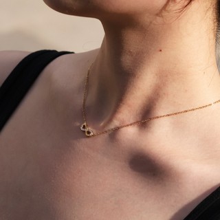 Vòng Cổ Vàng 18K - Đính Đá Moissanite Cao Cấp Dành Cho Nữ | Phong Cách Hàn Quốc | Bảo Hành Mãi Mãi | VC9083 JULI