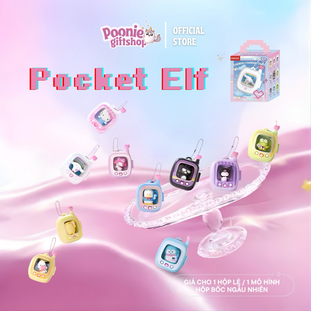 [ CHÍNH HÃNG SANRIO ] Hộp mô hình Blindbox Sanrio Pocket Elf | Shopee ...
