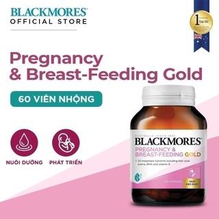 Vitamin tổng hợp cho mẹ bầu và cho con bú Blackmores Pregnancy & Breast-Feeding Gold lọ 60 viên