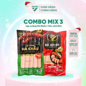 COMBO MIX : Lạp Xưởng Hà Khẩu + Lạp Xưởng Truyền Thống - Hương Vị Thơm Ngon Hảo Hạng