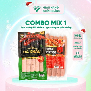 COMBO MIX : Lạp Xưởng Hà Khẩu + Lạp Xưởng Truyền Thống - Hương Vị Thơm Ngon Hảo Hạng