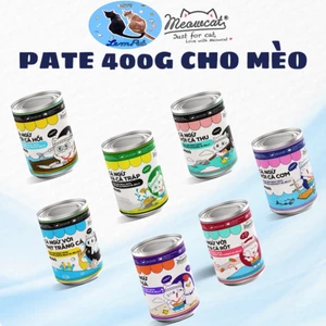 pate Meowcat lon 400gr thơm ngon cho mèo trưởng thành