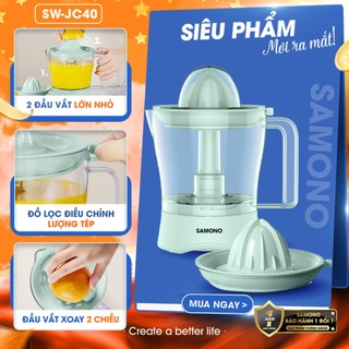 (BH 1 năm) Máy vắt cam tự động Samono SW-JC40, 700ml, công suất 40W tự đảo 2 chiều nhỏ gọn kiệt bã - hàng chính hãng