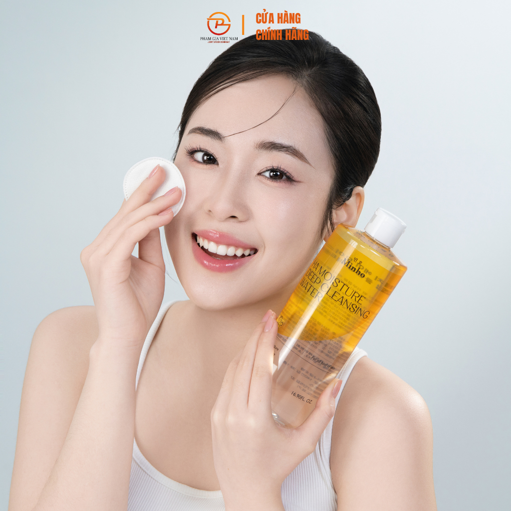 Nước Tẩy Trang Minho HA Moisture Deep Cleansing Water – Làm Sạch Dịu Nhẹ, Cấp Ẩm Ultra HA-G10, Phù Hợp Da Nhạy Cảm