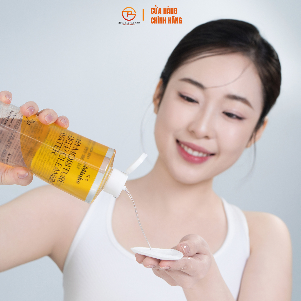 Nước Tẩy Trang Minho HA Moisture Deep Cleansing Water – Làm Sạch Dịu Nhẹ, Cấp Ẩm Ultra HA-G10, Phù Hợp Da Nhạy Cảm