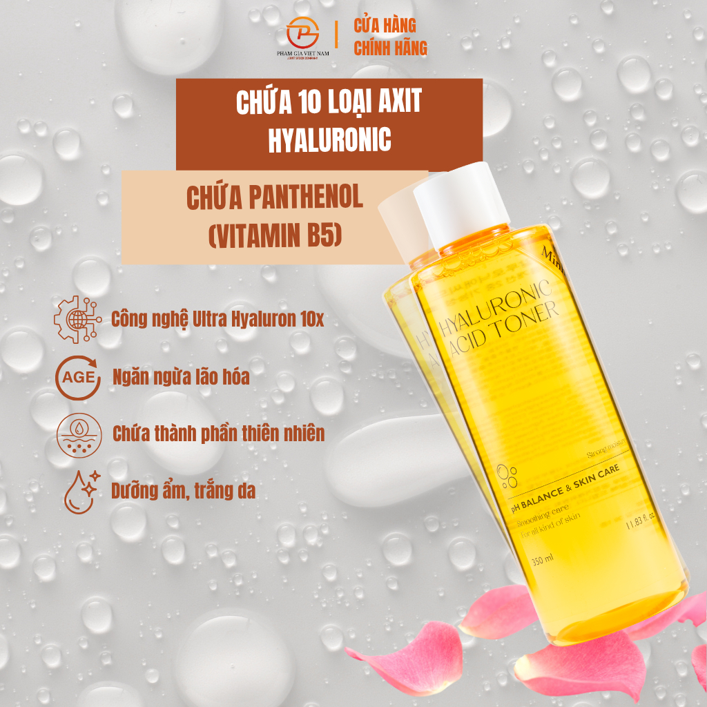 Toner Minho Hàn Quốc 350ml – Cấp Ẩm Sâu, Dịu Da Nhạy Cảm, Thành Phần Thiên Nhiên An Toàn