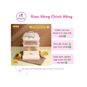 {Hot} Nồi hấp hơi nước 3 tầng Tobe cho cả gia đình