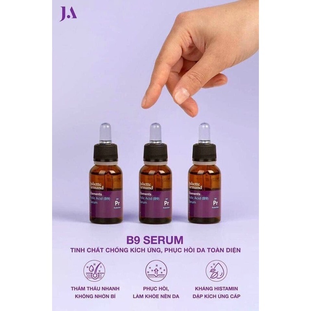 [Hàng công ty] Serum B9 Juliette Armand -Tinh chất phục hồi Folic Acid