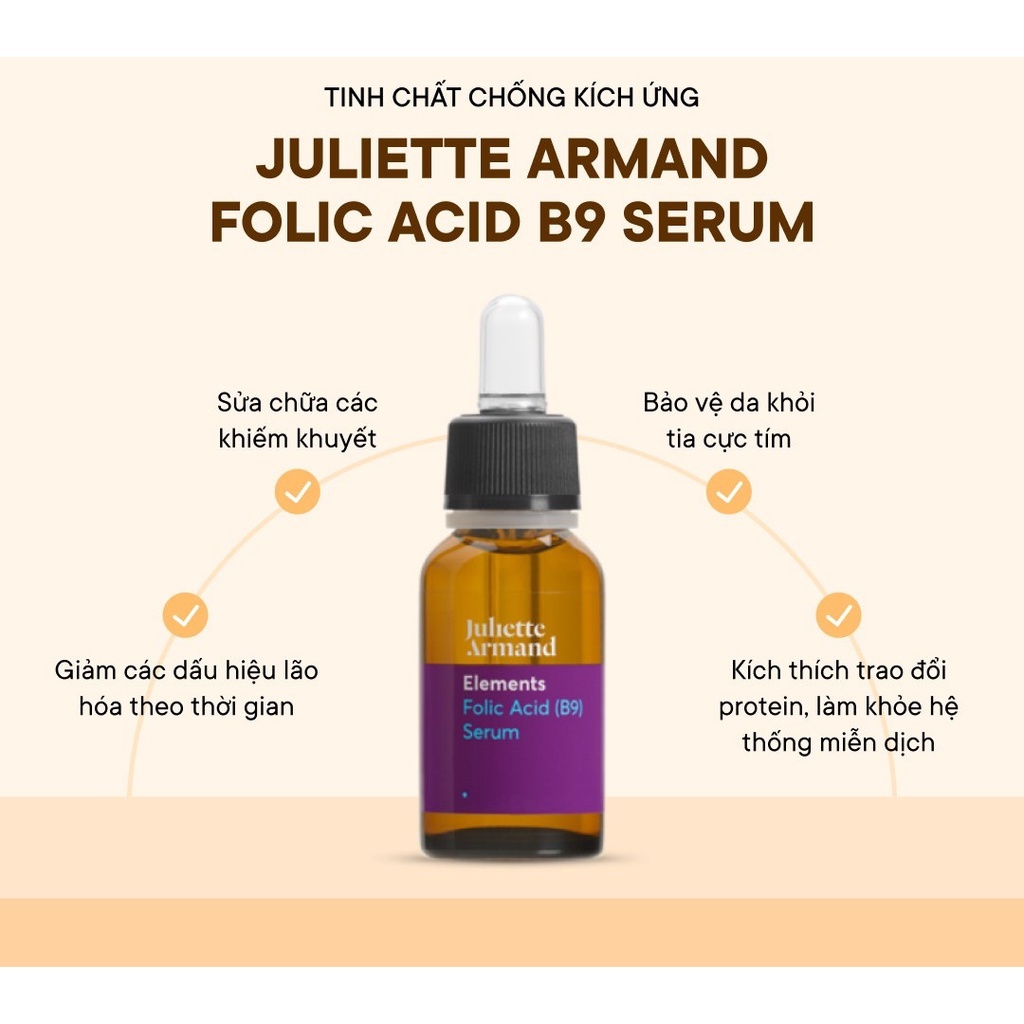 [Hàng công ty] Serum B9 Juliette Armand -Tinh chất phục hồi Folic Acid