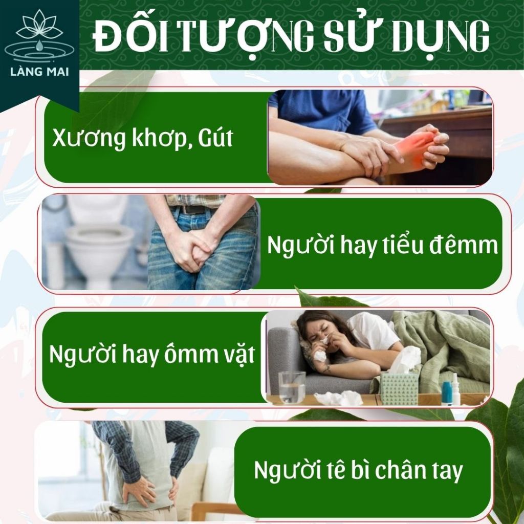 Trà Tía Tô (gút) - Làng Mai - 6 Vị hộp 30 gói được sấy tự nhiên, trà có vị ngọt thanh, hậu vị mát.