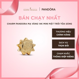 Bộ Sưu Tập Charm Pandora Mạ Vàng 14K Mini