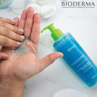 Gel rửa mặt tạo bọt, không chứa xà phòng Bioderma Sebium Gel Moussant 200ml