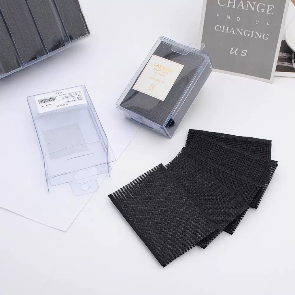 Set 10 miếng màu ngẫu nhiên dán tóc mái, giữ tóc mái trang điểm, giữ cài tóc cố định cho nữ