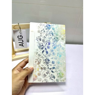 [Hot] Miếng dán PPF Hình Mèo Thần Tài vân nổi hiệu ứng bảy màu trong nhám cho Điện Thoại