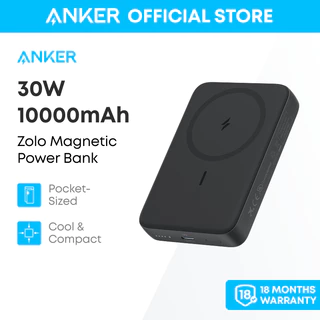 [N] Pin dự phòng không dây từ tính Anker Zolo 10.000mAh 30W Sạc nhanh Thân thiện với da và bền bỉ Nhẹ và nhỏ gọn A1684