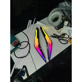 [Vario2018-2025] Phôi Trước Uốn Đi Led Sẵn Về Tự Thiết Kế Vào Xinhan Cho Vario 2018-2025. KO kèm phụ tùng đi theo.BH 3th