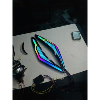 [Vario2018-2025] Phôi Trước Uốn Đi Led Sẵn Về Tự Thiết Kế Vào Xinhan Cho Vario 2018-2025. KO kèm phụ tùng đi theo.BH 3th