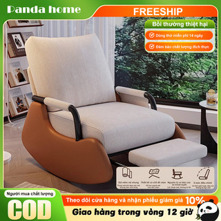 PANDA ghế bập bênh thư giãn hiện đại có bàn đạp gấp gọn phù hợp phòng khách dọc sách làm việc